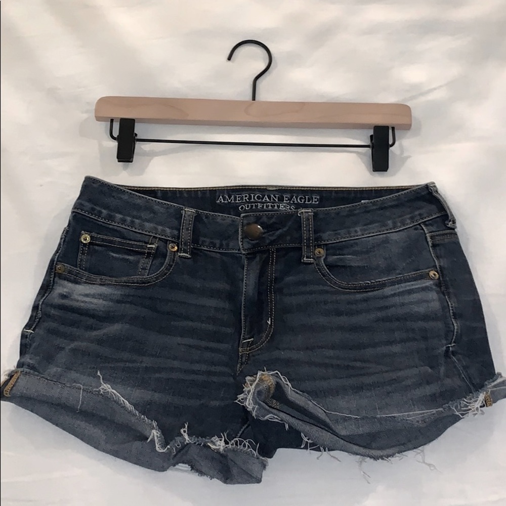 Medium/Dark American Eagle Jean Shorts